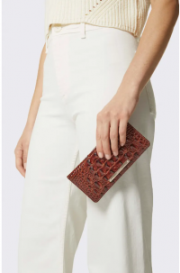 'Ady' Croc Embossed Continental Wallet Brahmin product