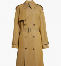 Double Breasted Cotton Gabardine Trench Coat Burberry product
