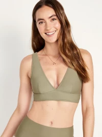 V-Neck Longline Bikini Swim Top product