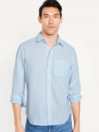 Classic Fit Everyday Linen-Blend Shirt product