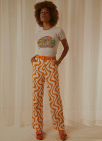 Ma Belle Pants - Orange Wave product