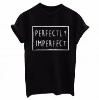 Punk Pin-up Perfectly Imperfect Print Short Sleeve Tee Shirt product