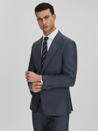 HUMBLE SLIM FIT SINGLE BREASTED WOOL BLAZER product