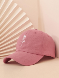Guys Rose Embroidered Baseball Cap product
