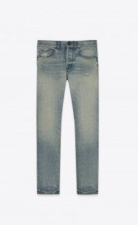 ETIENNE PANTS IN LIGHT ASHY FALL BLUE DENIM product