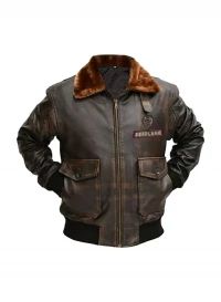 Nick Jonas G1 Aviator Bomber Leather Jacket product