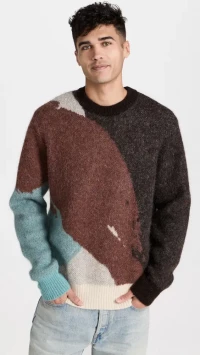 Norse Projects Arild Alpaca Mohair Jacquard Sweater product