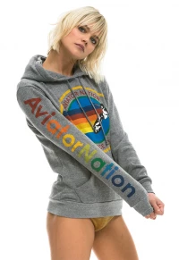 Aviator Nation Pullover Hoodie in Heather Grey product