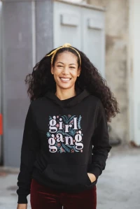 Girl Gang Hoodie in Black product