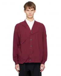 UNDERCOVER Burgundy Y-Neck Cardigan product