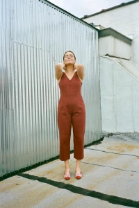 Loup  SLATE COVERALL (PETITE EXCLUSIVE) - TERRACOTTA product