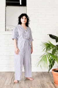 Wray  NORMA JUMPSUIT (PETITE EXCLUSIVE) - BLUE STRIPE product