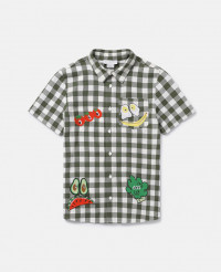 Veggie Embroidery Gingham Shirt product