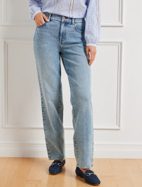 HIGH WAIST RELAXED JEANS - LISBON WASH product