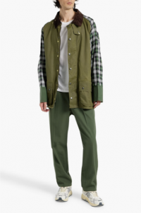 MAISON MARGIELA Waxed cotton-canvas and flannel jacket product