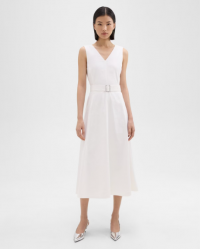 V-Neck Volume Dress in Good Linen product