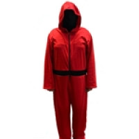 Squid Game Guard Red Jumpsuit Child Unisex Costume product