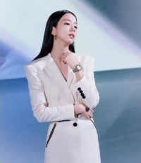 White Blackpink Jisoo-inspired Dress Suit product