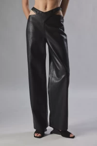 BY.DYLN Atlas Faux Leather Cutout Pant product