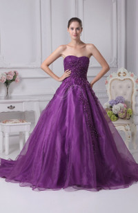 Elegant Church Princess Sleeveless Lace up Rhinestone Bridal Gowns product