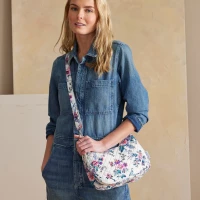 Frannie Crescent Crossbody Bag in Cotton product