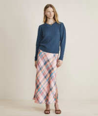Satin Midi Slip Skirt product