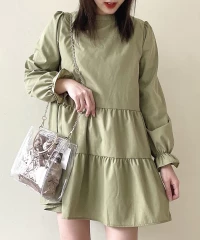 WEGO  Tiered tunic mini dress product
