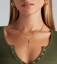 Gorgeous Layers Rhinestone Necklace product