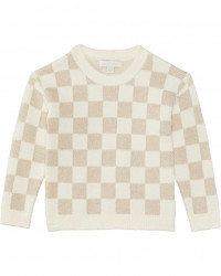 Barefoot Dreams Kids  CozyChic® Youth Cotton Checkered Pullover (Little Kid/Big Kid) product