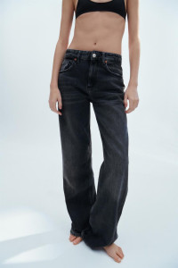 FULL LENGTH TRF MID-RISE WIDE LEG JEANS product