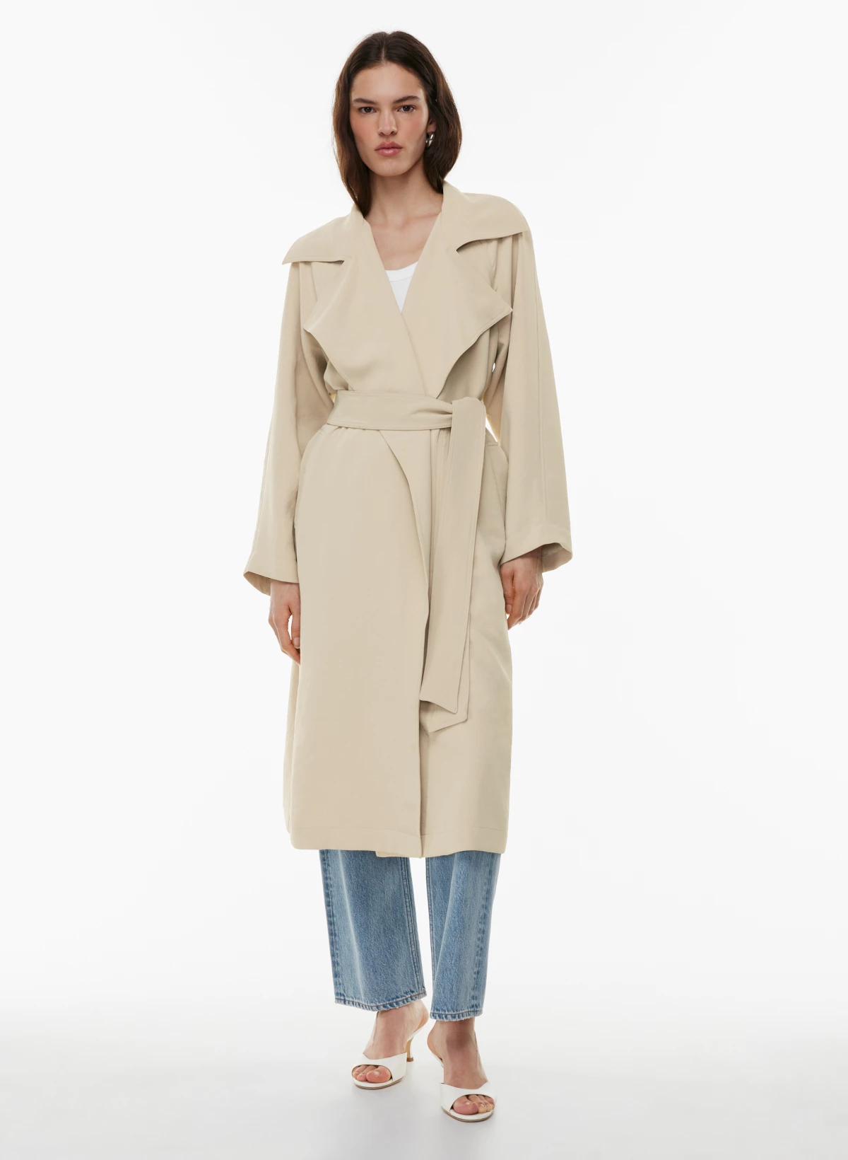 Wilfred Splendor Trench Relaxed crepe trench coat