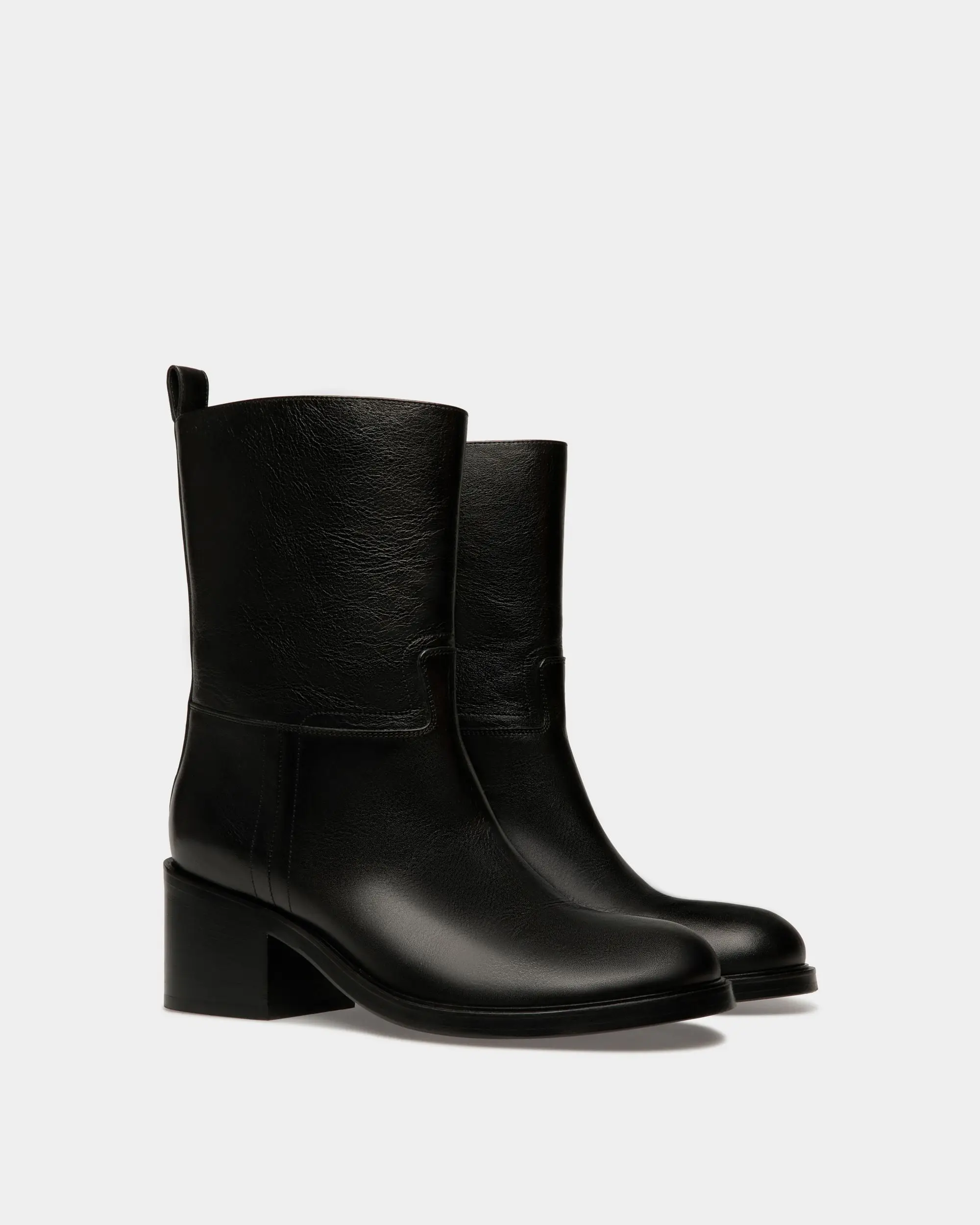 Peggy Boot in Black Leather