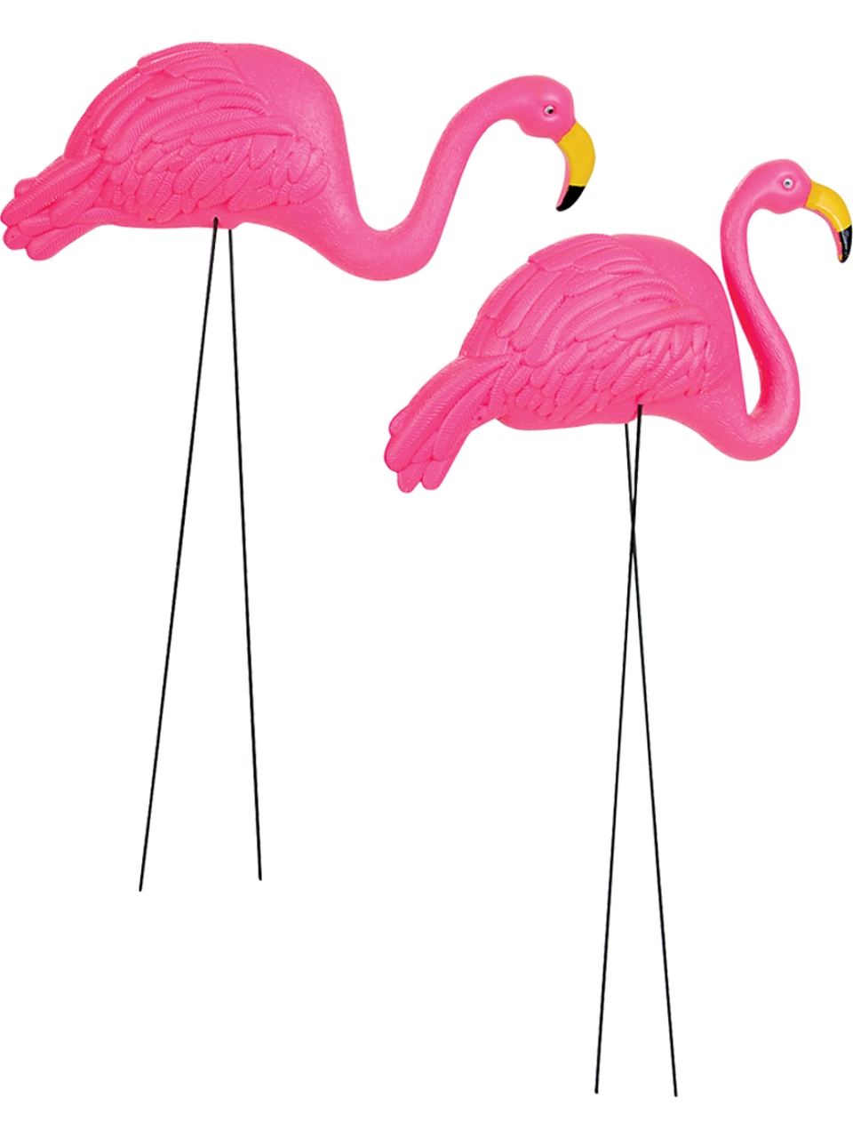 Set of 2 Large 26" Pink Flamingo Party Decoration Yard Ornaments