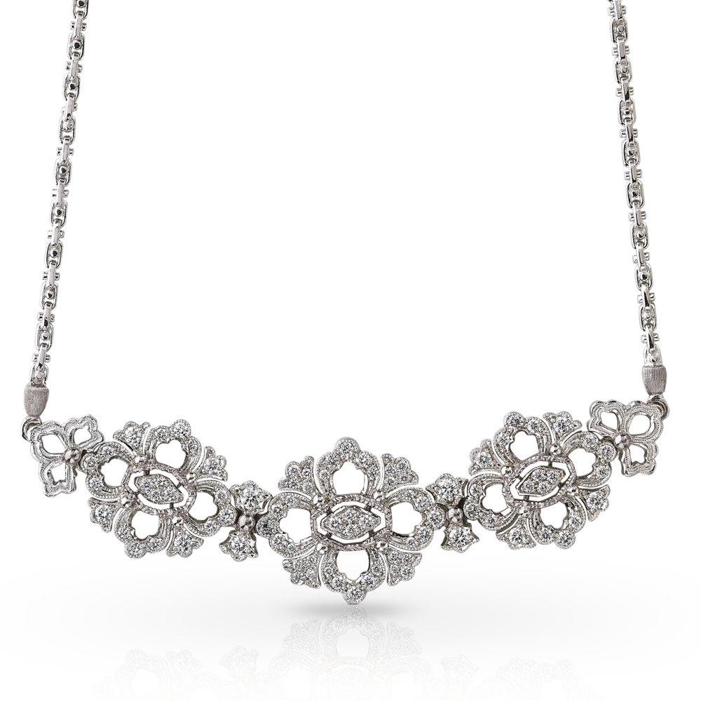 Opera Full Pave Necklace