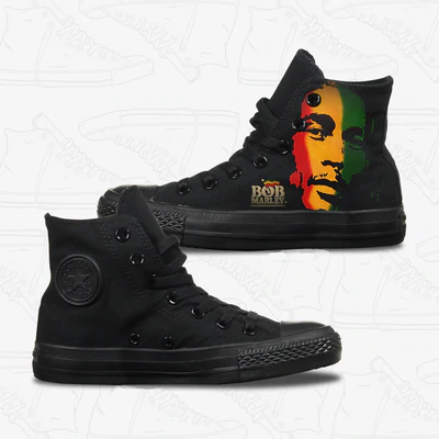 Bob Marley Custom Converse