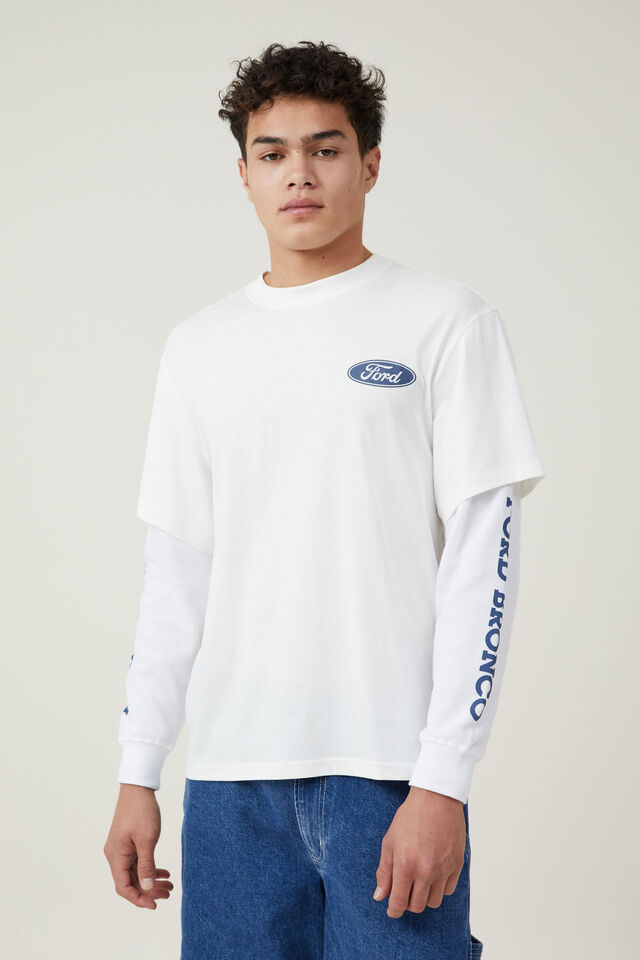 Ford Double Up Waffle Ls T-Shirt