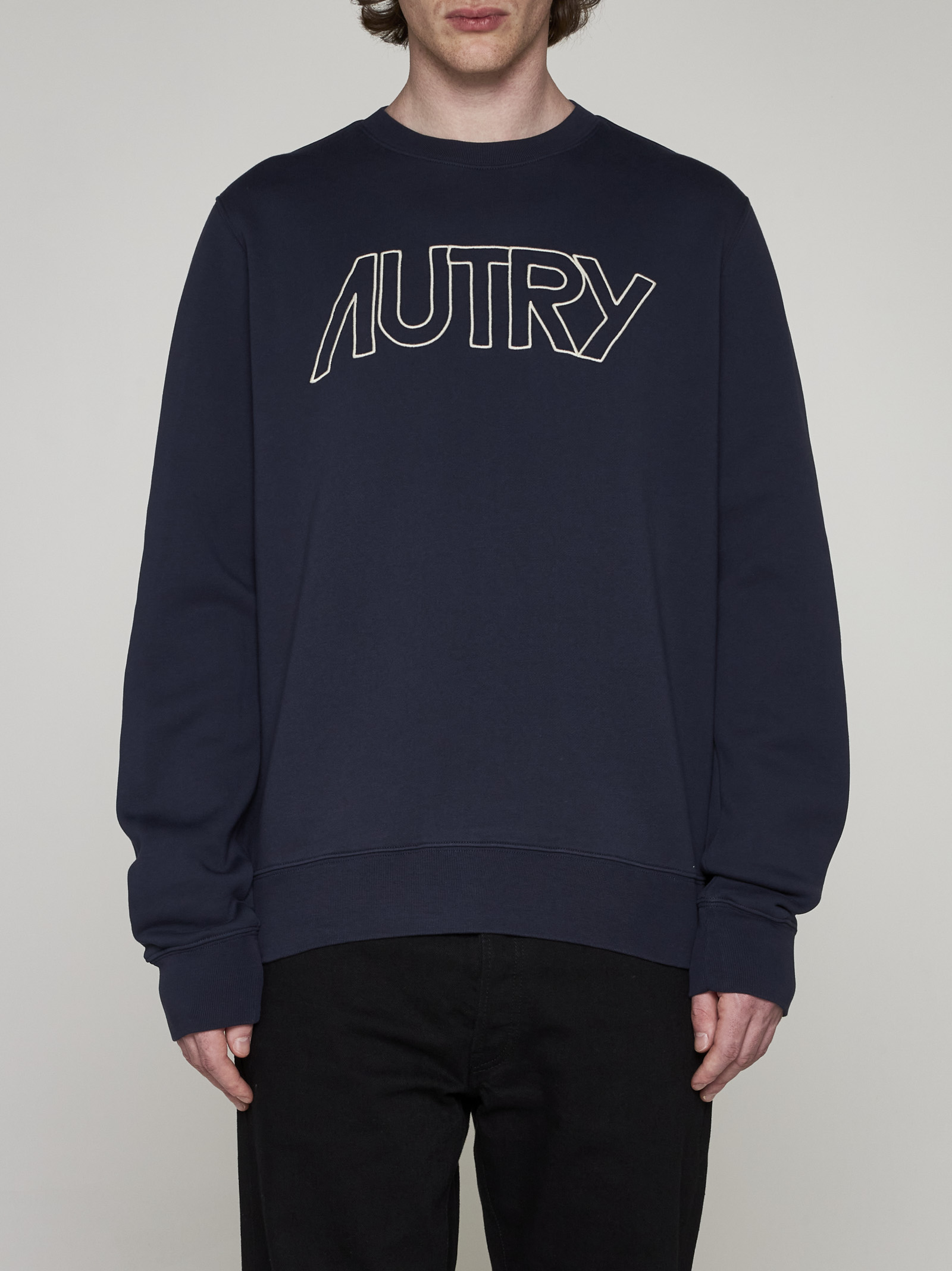 AUTRY Logo cotton sweatshirt