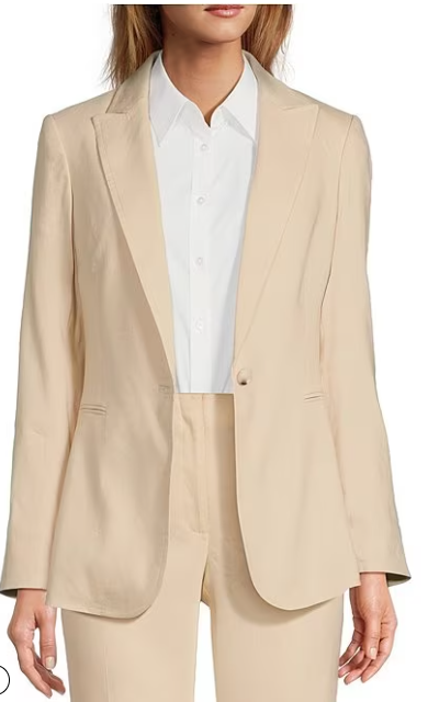 Antonio Melani Brenda Peaked Lapel Collar Long Sleeve Coordinating Blazer