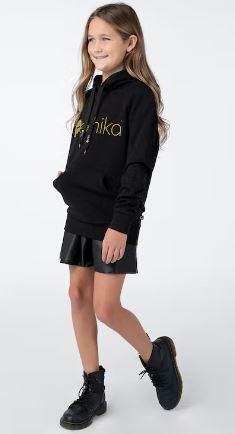 GOLD EMBROIDERED HOODIE - GIRLS Pullover Hoodie