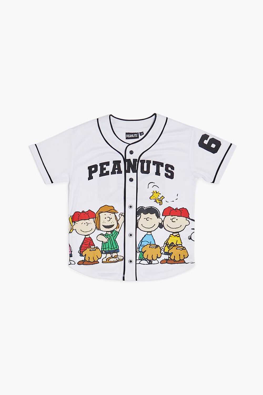 Kids Peanuts Gang Baseball Jersey (Girls + Boys)