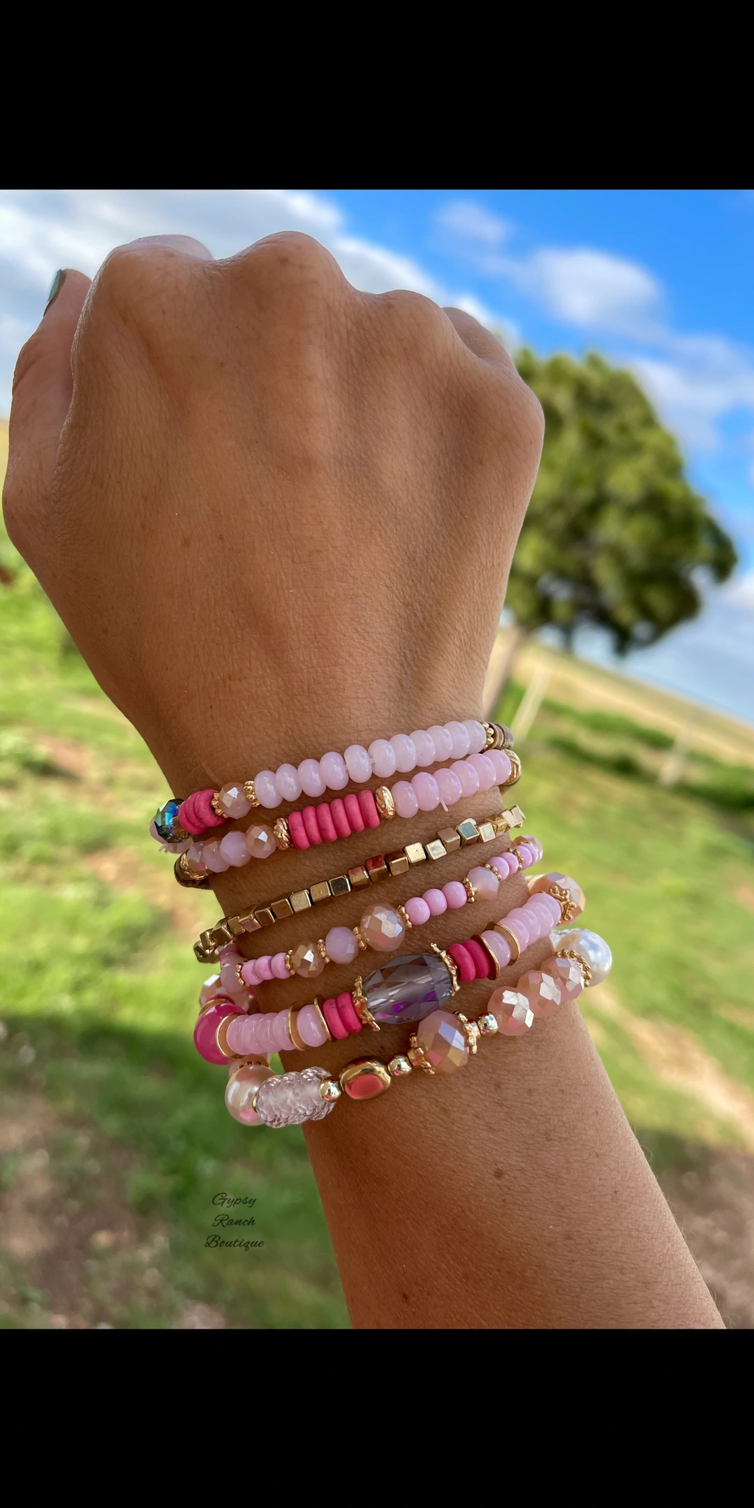 Perfectly Pink Stretchy Bracelet Set