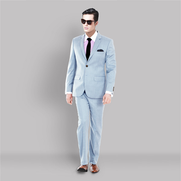 Premium 120s Light Blue Suit