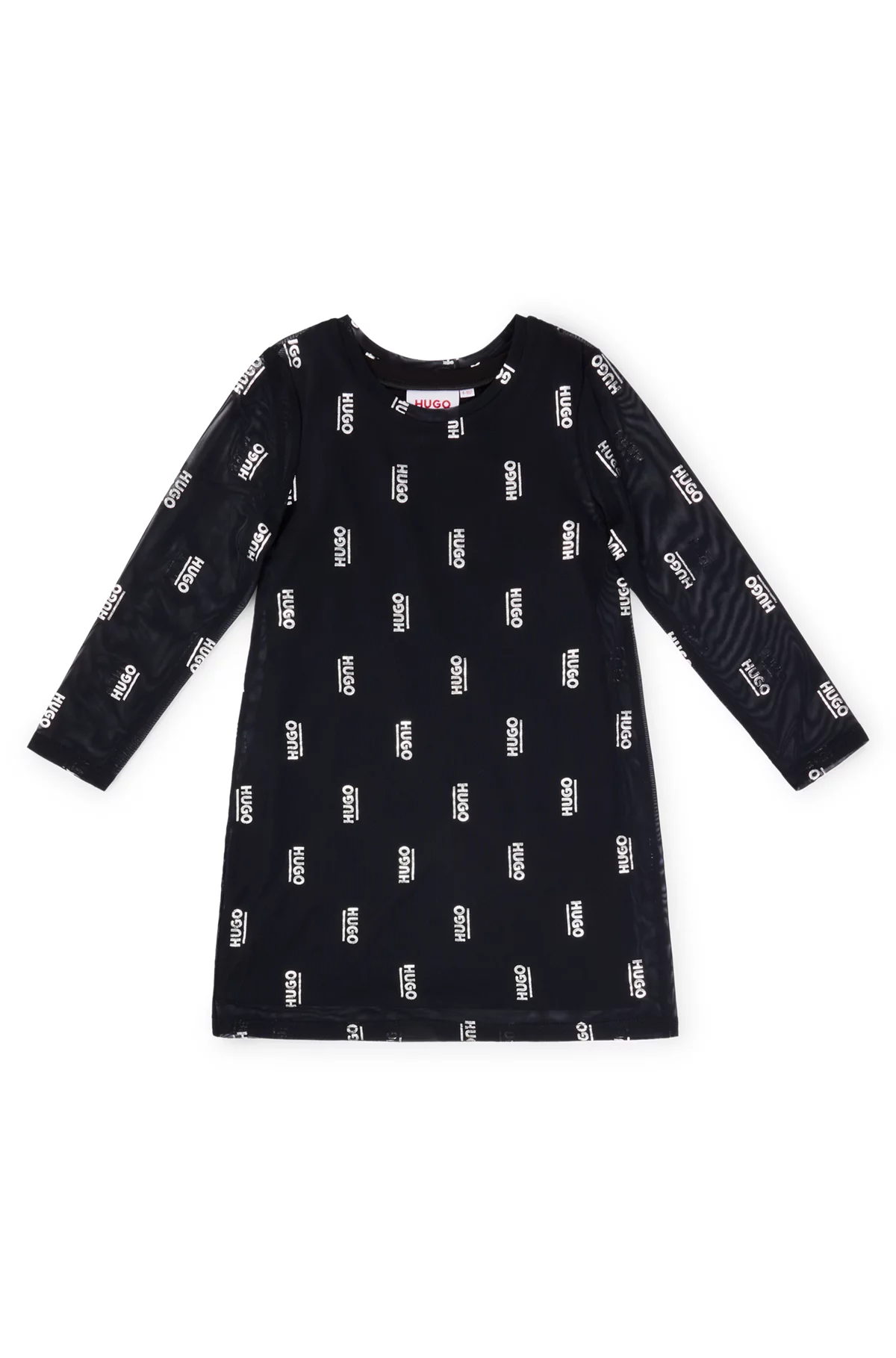 KIDS' TWO-IN-ONE DRESS WITH FOIL-PRINTED LOGOS