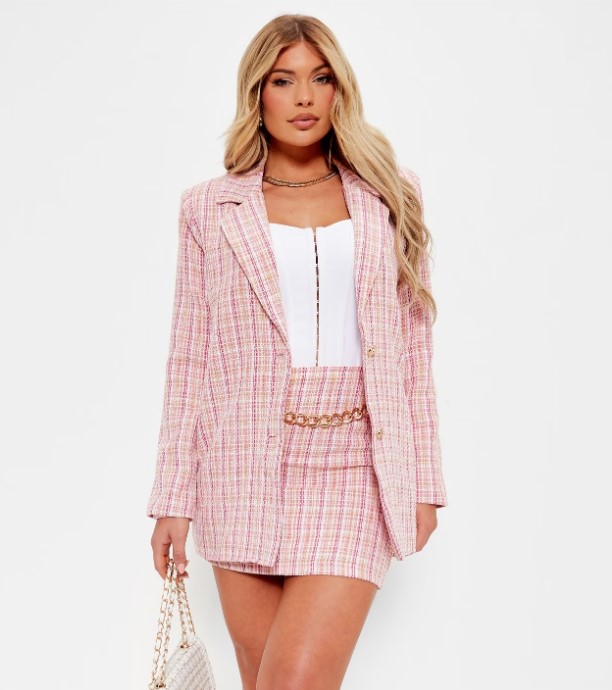 Miltary Button Boucle Blazer Co-Ord