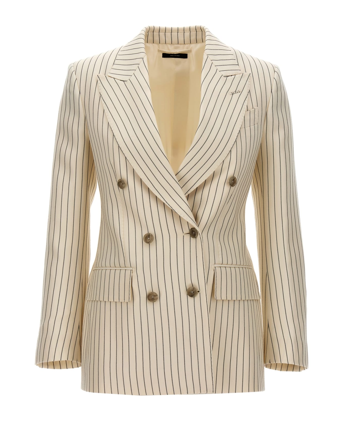 Tom Ford Striped Double-breasted Blazer