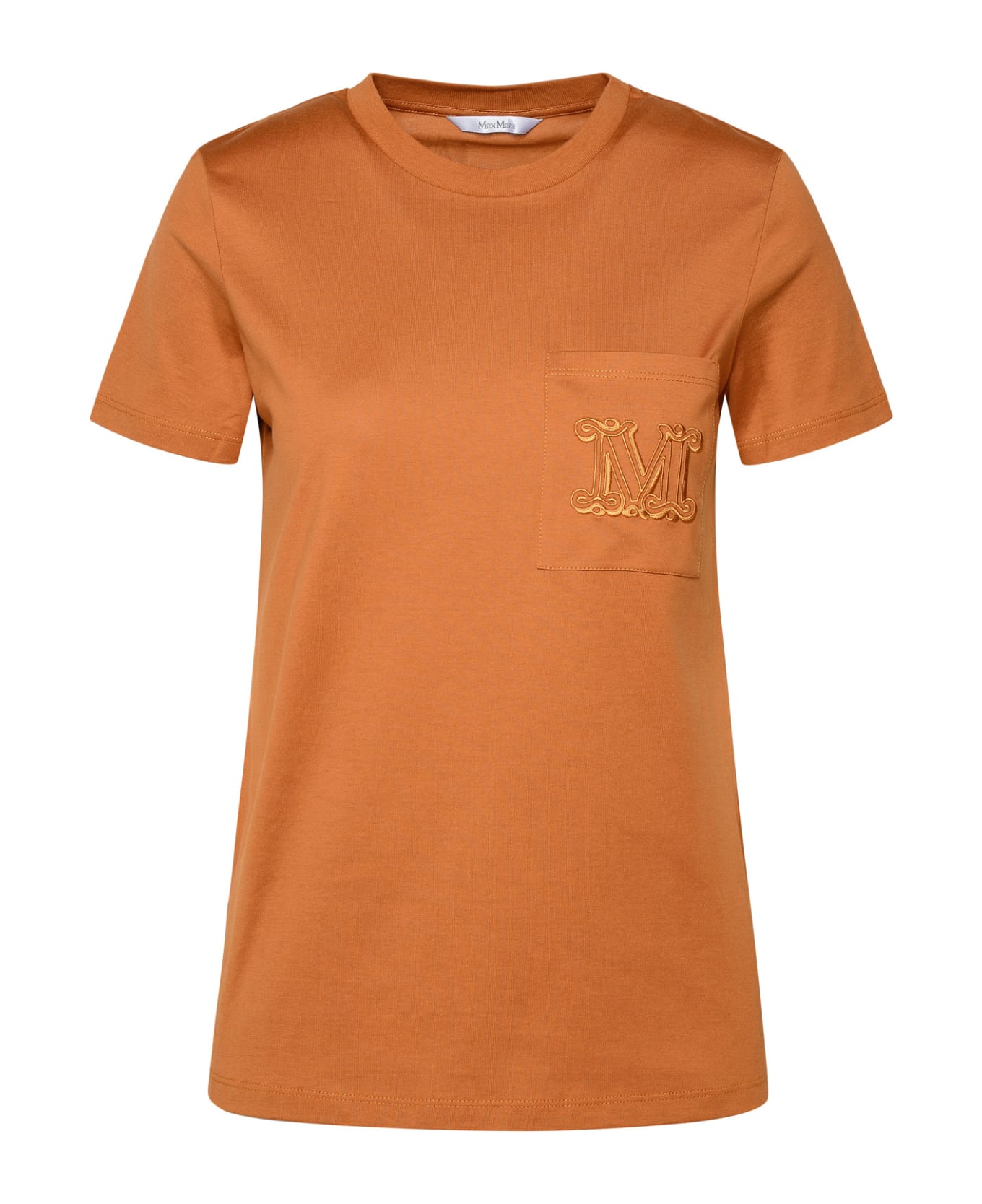 Max Mara Caramel Cotton T-shirt - Brown Max Mara Caramel Cotton T-shirt - Brown Max Mara Caramel Cotton T-shirt