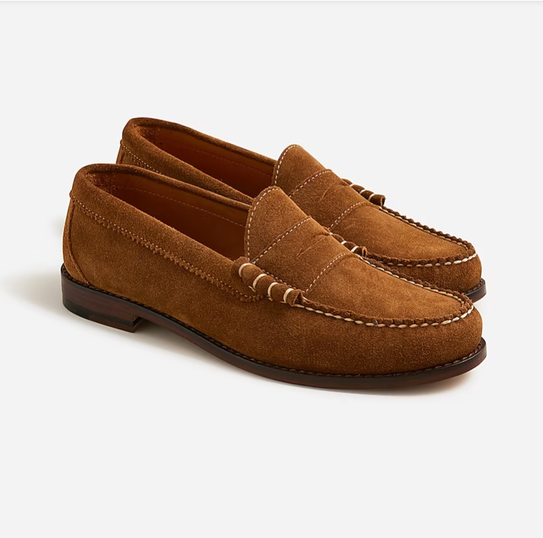 Camden suede loafers with leather soles
