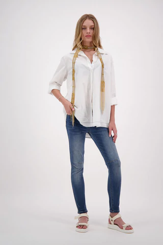 Rubyyaya Penelope Shirt | 100% Cotton | White