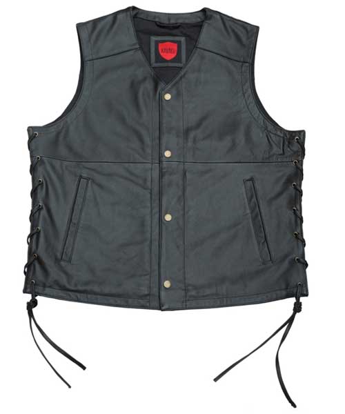 Jerez (vest) Black Men’s Leather Vest