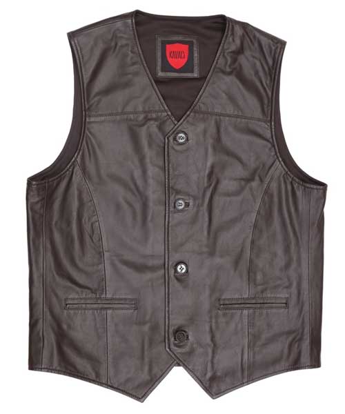 Austin Brown Men’s Leather Vest